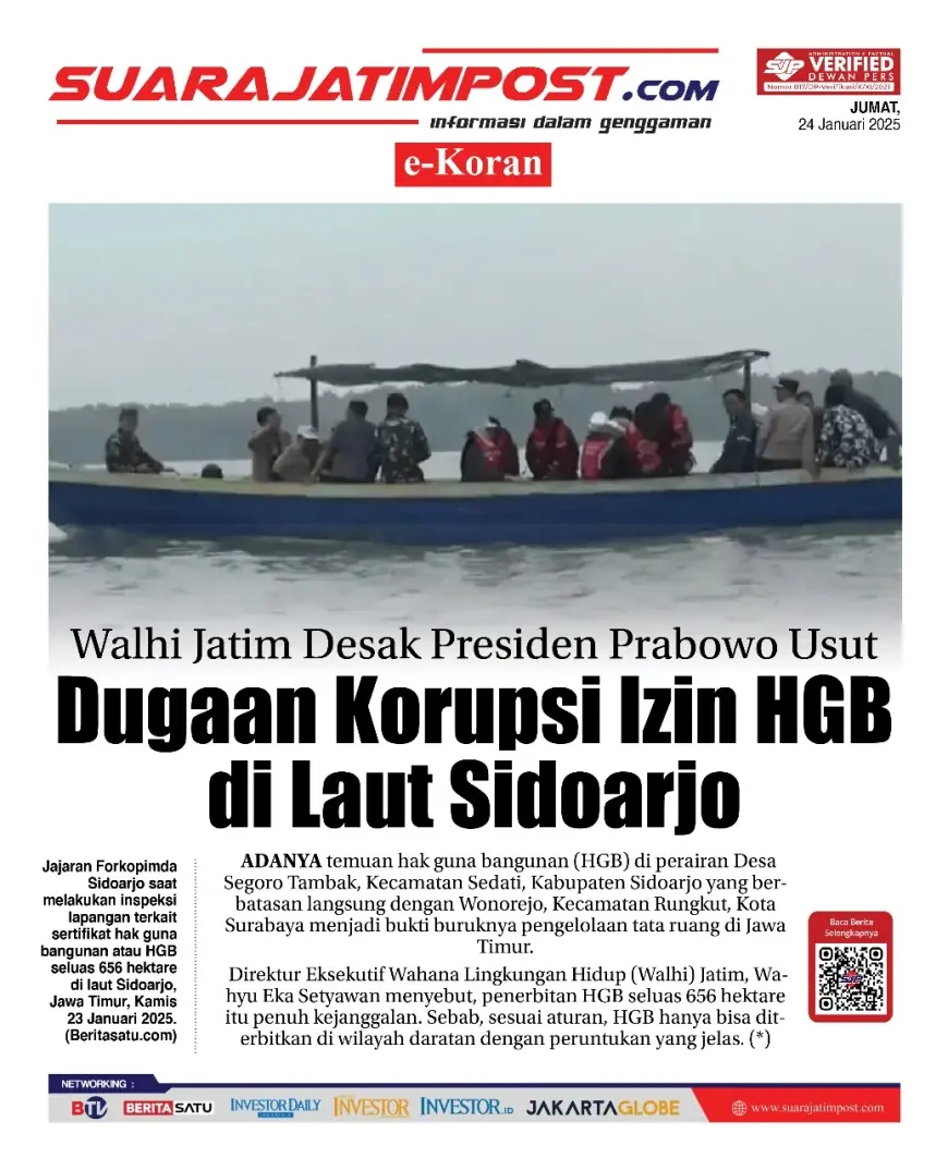 eKoran, Edisi Jumat, 24 Januari 2025