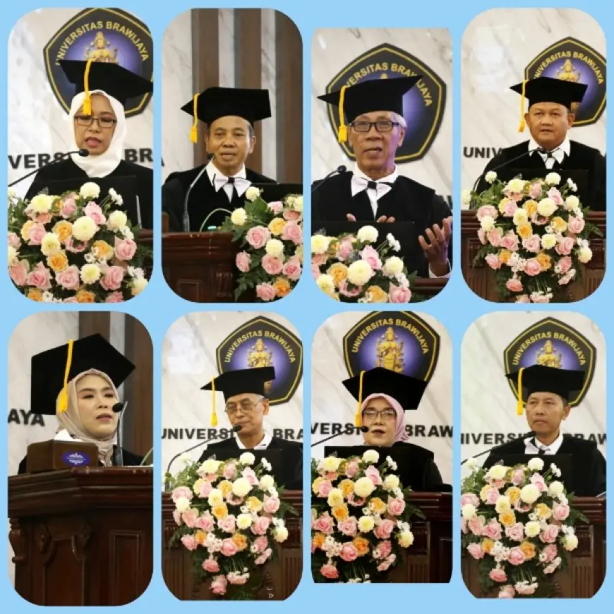 Universitas Brawijaya Kembali Kukuhkan 8 Profesor dari Berbagai Disiplin Ilmu