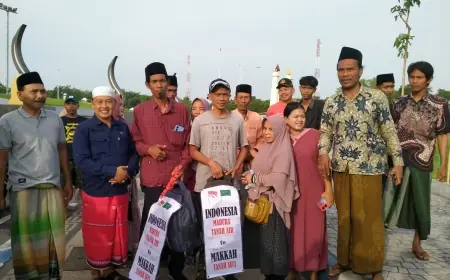 Berawal dari Candaan, Dua Pria Asal Sampang Nekat Jalan Kaki ke Makkah