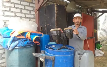 Mengenal Mas'ud, Pria Pencetus Alat Musik Tradisional Selawat di Sampang