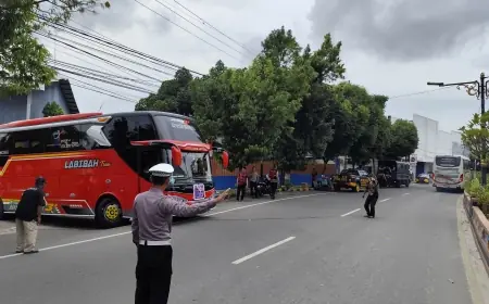 Polres Madiun Kota Terjunkan 262 Personel Amankan Pengambilan Sabuk Putih dan Ziarah Makam Warga PSHT Cabang Sidoarjo