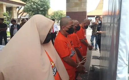 Polres Pasuruan Kota Tetapkan 4 Tersangka Penipuan Berkedok Makan Bergizi Gratis