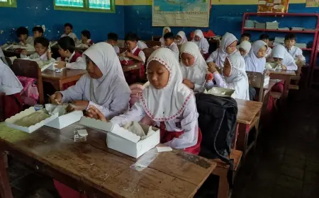 MBG Polres Malang untuk Siswa SDS PTN Sendangbiru, Jadi Solusi Tambahan Gizi di Musim Paceklik