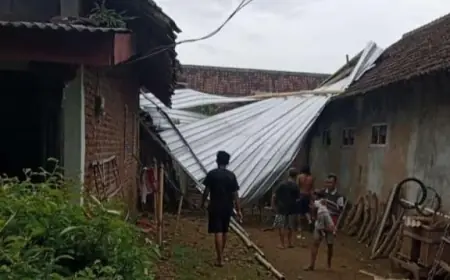 Angin Kencang di Wagir Malang Rusak Enam Rumah, 18 Jiwa Terdampak