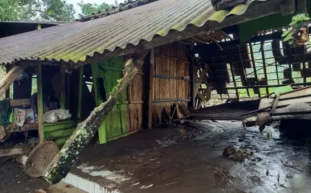 Puluhan Rumah di Bondowoso Hancur akibat Banjir Bandang