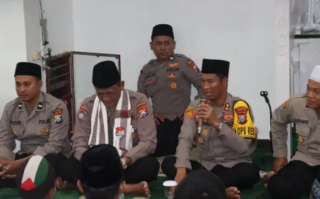 Peringati Isra Miraj, Kapolres Sampang: Polisi Harus Humanis dan Berakhlak