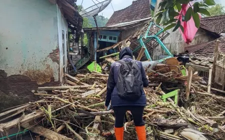 Rusak Berat Akibat Banjir Bandang Desa Wonoboyo Bondowoso 16 Rumah Akan Dibangun