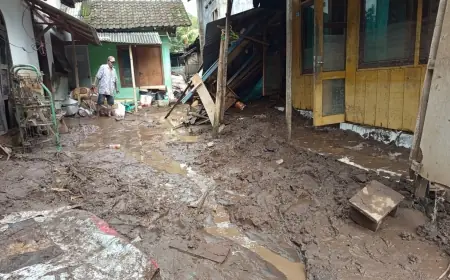 Pasca Banjir Bandang Desa Wonoboyo, Pemkab Bondowoso Bangun Dapur Umum