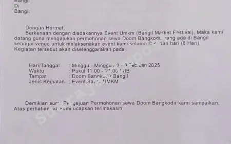 Disperindag Kabupaten Pasuruan Kecolongan, Izin Bazar UMKM Diisi Trifting