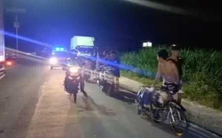 Terjaring Razia Balap Liar di Jombang, 13 Remaja Tuntun Sepeda Motor 3 Kilometer