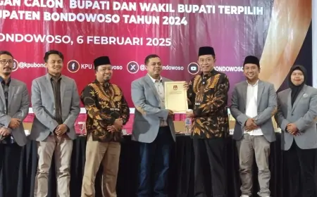 Pasangan RAHMAD Ditetapkan Sebagai Bupati dan Wakil Bupati Bondowoso