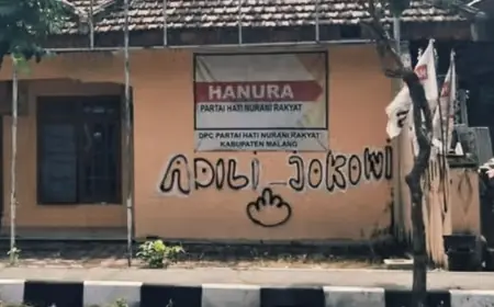 Coretan Dinding ‘Adili Jokowi!’ Menyebar di Berbagai Lokasi di Malang
