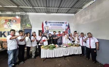 DPD IWOI Nganjuk Bersama Sejumlah LSM Peringati Hari Pers Nasional 2025