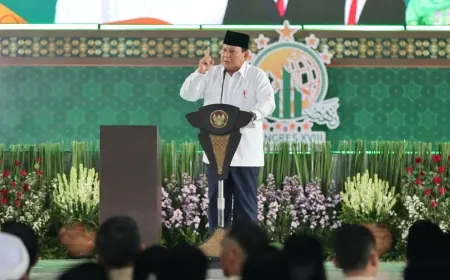 Prabowo di Kongres Muslimat NU: "Ada yang Ingin Pisahkan Saya dengan Jokowi"