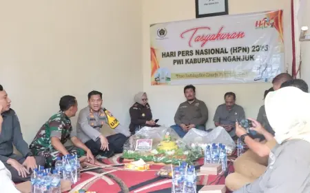 PWI Nganjuk Gelar Khataman Al-Qur'an Peringati HPN ke-79