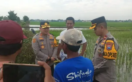 Kapolres Jombang Tinjau Langsung Lokasi Penemuan Mayat tanpa Kepala