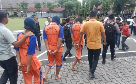Polisi Amankan Tiga Pelaku Pembunuhan Siswi SMA di Jombang, Aktor Utama Pacar Medsos Korban