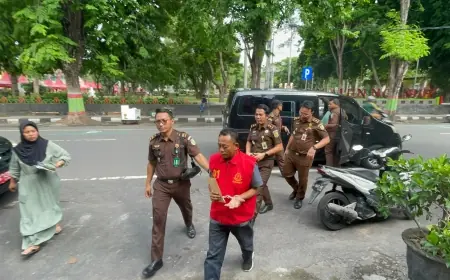 Diduga Korupsi DD Ratusan Juta, Kejari Nganjuk Tahan Kades Banarankulon