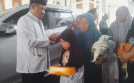 Jelang Pelantikan Bupati Sampang, Abah Idi Galang Doa Anak Yatim