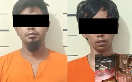 Polres Malang Bekuk Dua Spesialis Pencurian Burung Murai, Modusnya Bikin Geleng Kepala