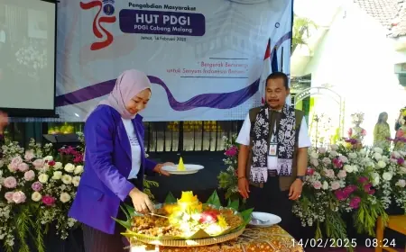 Peringati HUT ke-75, PDGI Gelar Penyuluhan Kesehatan Gigi dan Mulut di SDN 1 Landungsari Malang