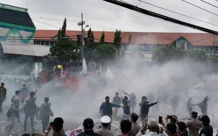 Tuntutan Demo ‘Indonesia Gelap’ di Surabaya Tidak Direspon, Massa Ancam Gelar Aksi Lanjutan