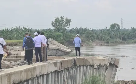 Inspeksi Tanggul Senilai Rp 40 Miliar, DPRD Bojonegoro: Pembangunan Jauh dari Harapan