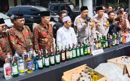 Tokoh Agama Dukung Polres Jombang Lenyapkan Miras dari Kota Santri
