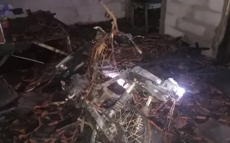 Kebakaran Hanguskan Rumah di Jombang, Kerugian Capai Puluhan Juta Rupiah