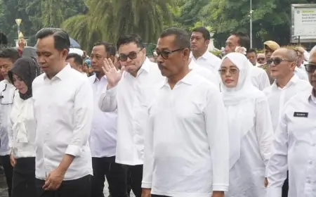 Diguyur Hujan, Mas Dhito Tetap Semangat Ikuti Geladi Pelantikan di Istana