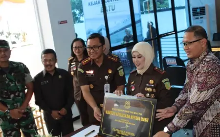 Kantor Kejaksaan Kota Batu Diresmikan, Telan Anggaran Total Rp 13,47 Miliar