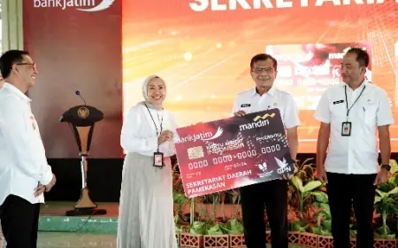 Bank Jatim Resmi Luncurkan KKI, Dorong Elektronifikasi Transaksi Pemda di Pamekasan
