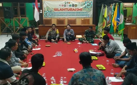 Upaya Jaga Kamtibmas Jelang Ramadan, Polisi Nganjuk Gandeng Pendekar Silat