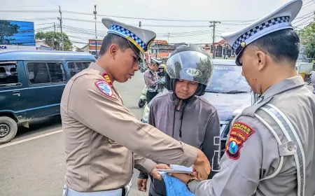 Puluhan Kendaraan di Sampang Terjaring Operasi Semeru 2025