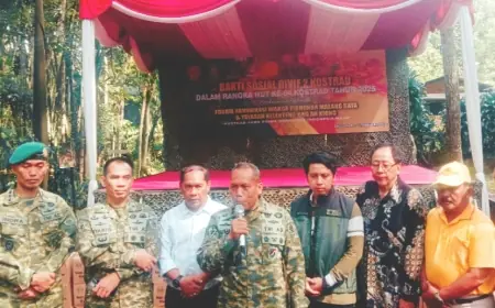 DLH Kabupaten Malang Apresiasi Baksos dalam Rangka HUT ke-64 Kostrad