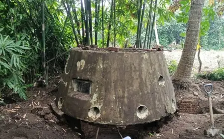 Jejak Peninggalan Tentara Jepang di Bondowoso, Pillbox atau Ruang Semedi Kaum Tionghoa?