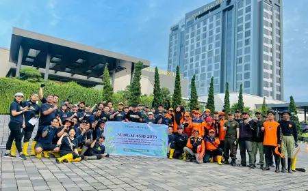 Sambut Ramadan, Grand Mercure Malang Mirama Gelar Aksi Bersih-Bersih Sungai