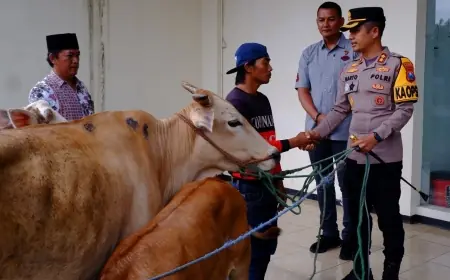 Kapolres Bondowoso Kembalikan Sapi Curian, Warga : Terima Kasih Pak Polisi