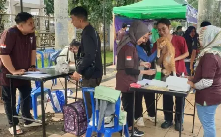 PWI Malang Raya dan PDHI Jatim Sukses Gelar Pemeriksaan Hewan Gratis