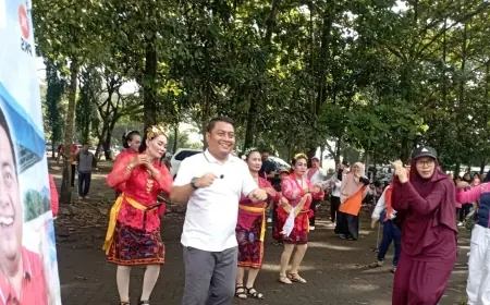 Senam Nusantara di Area Stadion Kanjuruhan Malang Meriah, Libatkan 400 Peserta