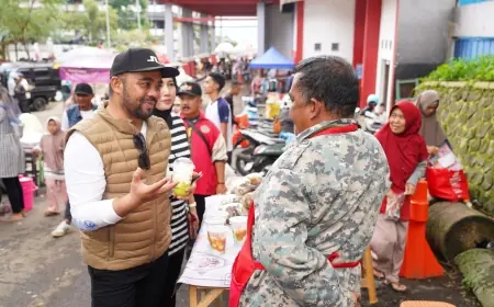 Jelang Ramadan, PLH Kota Batu Fungsikan CFD Jadi Pasar Kaget untuk Dukung UMKM