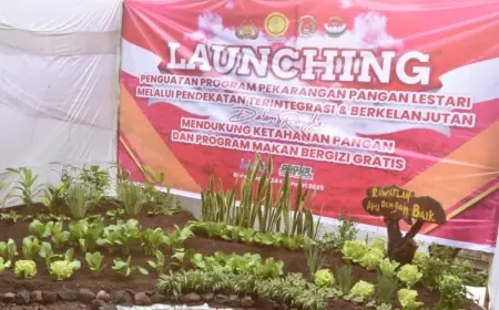 Begini Cara Polisi di Bondowoso Perkuat Ketahanan Pangan dan Gizi Masyarakat