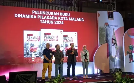 KPU Kota Malang Sajikan Proses Demokrasi dalam Buku Dinamika Pilkada 2024