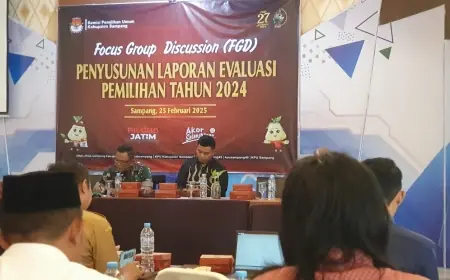 KPU Sampang Evaluasi Pilkada 2024 Melalui FGD