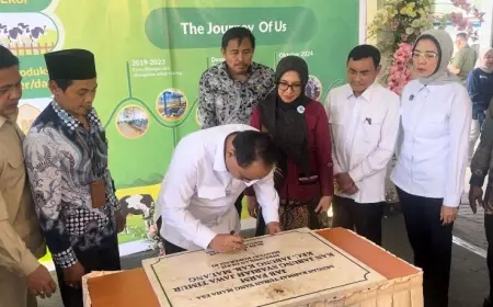 Menteri Koperasi : Model Distribusi Susu KAN Jabung Jadi Percontohan Nasional