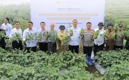 Kalapas Pasuruan Hadiri Kegiatan Panen Raya Edamane di Malang