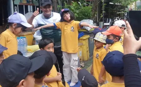 Dari Sampah Jadi Berkah: Siswa SD Cikal Menyelami Edukasi 3R di KBA Kampoeng Oase Ondomohen