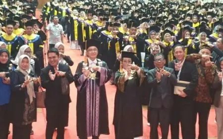 Luluskan 1.162 Wisudawan, Universitas Terbuka Mendunia