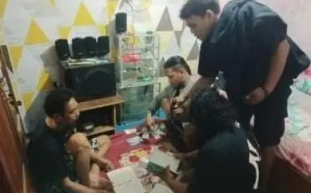 Jelang Ramadan, Polisi Tangkap Tiga Pelaku Judi Togel di Nganjuk