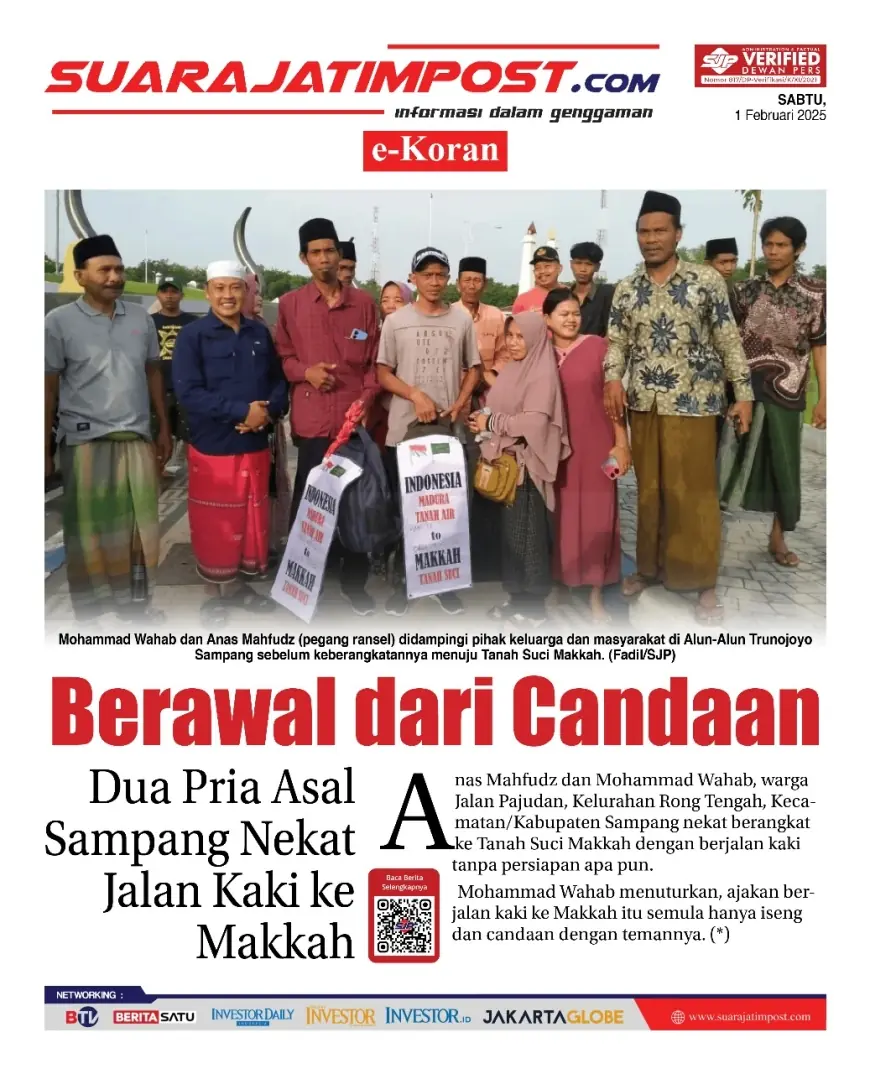 eKoran, Edisi Sabtu, 1 Februari 2025